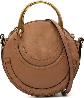 Chlo&eacute; Pre-owned Chloe Small Calfskin and Suede Pixie Satchel Ladies 0XKJE1G7G6K949B6