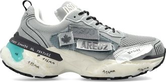Dsquared2 Schoenen, Heren, Grijs, 41 EU, Leer, Faster Sneakers