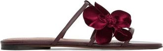 Zimmermann Orchid Slide - Dames - Sandalen - Rood - 36 EU - Leer - Schoenen