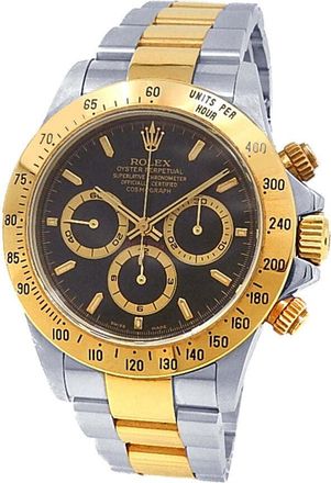 Rolex Pre-owned Rolex Cosmograph Daytona Chronograph Automatic Black Dial Mens Watch 16523 BKSO