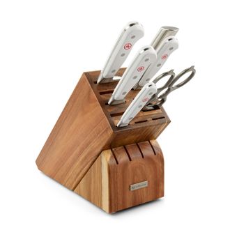 Wüsthof Classic White Seven Piece Knife Block Set