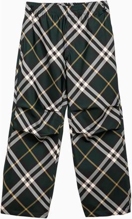 Burberry Broeken, Heren, Groen, S, Regular Fit Broek