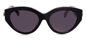 Bulgari BV40046F 01B Mens Sunglasses Black Size 56