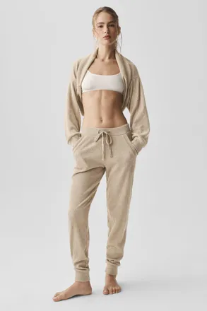 Alo | Muse Sweatpant in Gravel Heather, Size: Medium