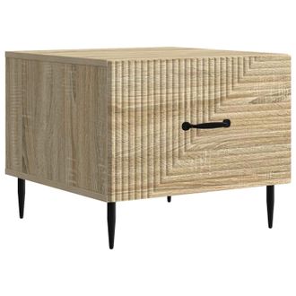 vidaXL Mesa De Caf&eacute; Roble Sonoma 49 X 50 X 40 Cm Madera De Ingenier&iacute;a Vidaxl