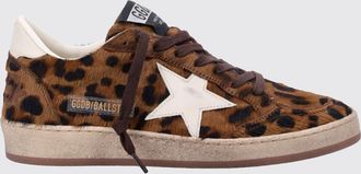 Golden Goose Sneakers Ball Star in pelle e cavallino con stampa animalier