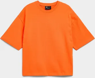 Le 31 Mens Cropped T-shirt Oversized fit