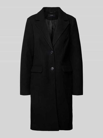 Vero Moda Regular Fit Mantel aus recyceltem Material Modell VINCEBERLIN in Black, Gr&ouml;&szlig;e S