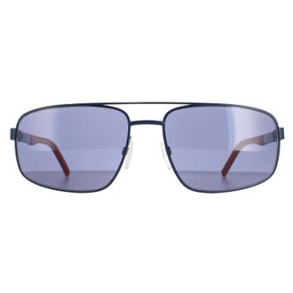 Tommy Hilfiger rechthoek heren mat blauw blauw th 1651/s