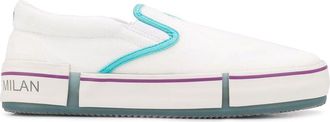 Marcelo Burlon Cross Vulcanized Slip-On Sneakers