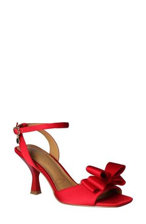 J. Reneé Nishia Ankle Strap Sandal in Red at Nordstrom, Size 6.5