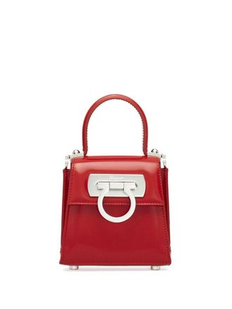 Ferragamo Iconic tas met handgrepen - Rood