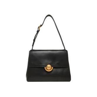 Furla Shoulder Bags, female, Black, Size: ONE SIZE Domus S Shoulder Bag