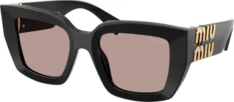 Miu Miu Brown Butterfly Ladies Sunglasses MU B05S 16K20I 51