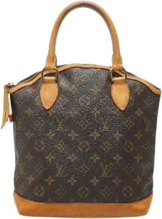 Louis Vuitton Pre-owned Handbags, female, Brown, Size: ONE SIZE Pre-owned Lockit Monogram Handbag