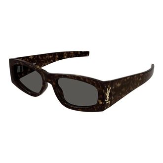 Saint Laurent Sunglasses, unisex, Brown, Size: 56 MM SL M140 Sunglasses