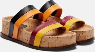 Gabriela Hearst Striker leather platform sandals