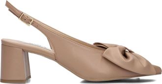 Notre-V Schoenen, Dames, Beige, 41 EU, Leer, Elegante Camel Slingbacks