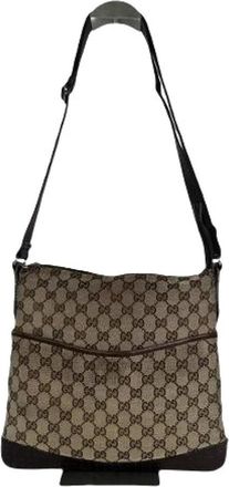 Gucci Pre-owned Cross Body Bags, female, Beige, Size: ONE SIZE Pre-owned Cross Body Bag