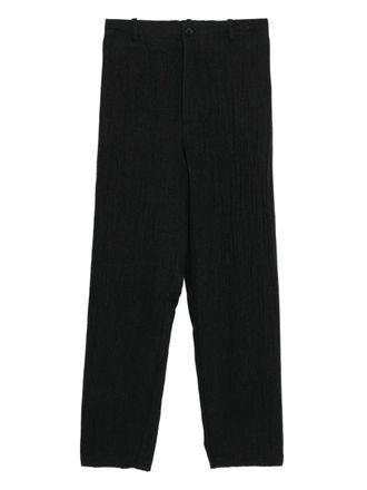 Forme Dexpression tapered trousers - men - Virgin Wool/Silk/Cotton/Polyamide - M - Grey