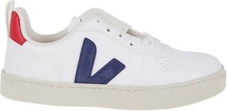 Veja Small V-10 Laces - unisex - Sneakers - Wit - 38 EU - Katoen - Schoenen