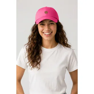 Dalix Pretzel Dad Cap in Hot Pink at Nordstrom