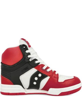 Saucony x Sonic Beams high-top sneakers - Red