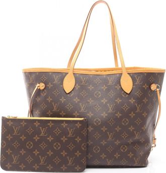 Louis Vuitton Brown Mimosa Coated Canvas Pvc Monogram Leather Tote Bag (Pre-Owned)