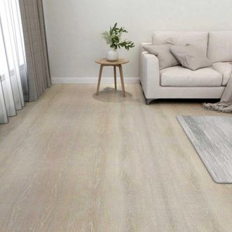 vidaXL vidaXL Tavole per Pavimenti 55 pcs Beige 5,11 m&sup2; PVC