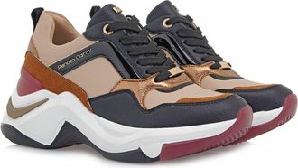 Renato Garini Womens Platform Fall Sneaker In Multicolor