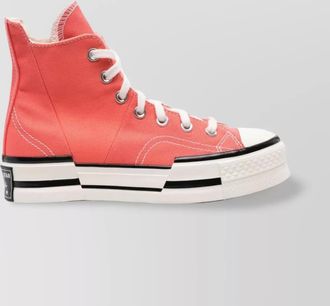 Converse canvas panelled high-top sneakers