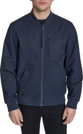 Levi's Oxford Water Resistant Bomber Jacket in Navy at Nordstrom, Size Xx-Large
