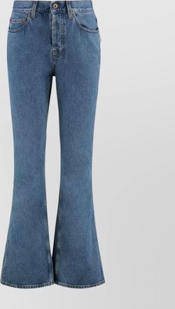 Burberry high-rise bootcut denim with flared design