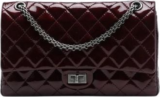 Chanel Pre-owned Vintage Flap Shoulder Bag - Dames - Vintage Schoudertas - Rood - ONE Size - Leer - Vintage