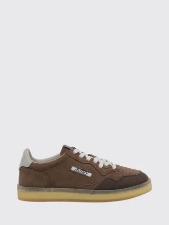 Autry Medalist Low Trainers in Smooth Calfskin with Perforated Toe