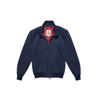 Baracuta G9 Harrington Jacket - Heren - Bomber jackets - Blauw - 2XS - Leer - Jassen