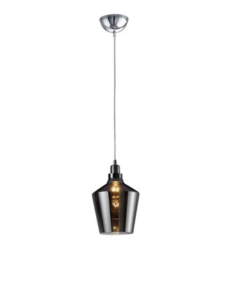 Trio L&aacute;mpara De Suspensi&oacute;n Simple Calais Tumbler De Vidrio Ahumado Lighting