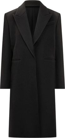 Givenchy Enkelrij jas van wol - Dames - Mantel - Zwart - M - Wol - Jassen