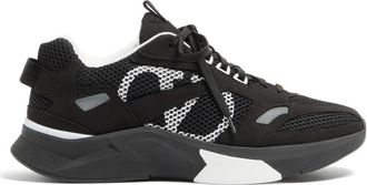 Valentino Schoenen, Heren, Zwart, 41 1/2 EU, Su&egrave;de, Demivee Sneaker