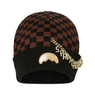 Sprayground Charming Sip Beanie - Heren - Hoeden - Veelkleurig - ONE Size - Leer - Accessoires