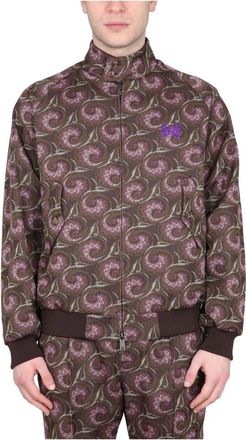 Baracuta Felpa Jacquard - Heren - Bomber jackets - Bruin - 3XS - Jassen