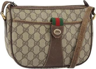 Gucci Pre-owned Cross Body Bag - Dames - Vintage Schoudertas - Beige - ONE Size - Vintage