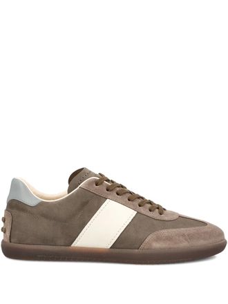 Tod's Sneakers met gestreept vlak - Bruin