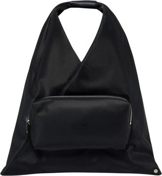 Maison Margiela Tabi Tote - Dames - Shoppers - Zwart - ONE Size - Satijn - Tassen