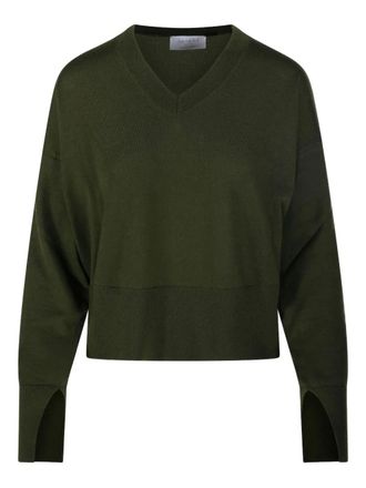 Daniele Fiesoli v-neck sweater - women - Fabric - S - Green