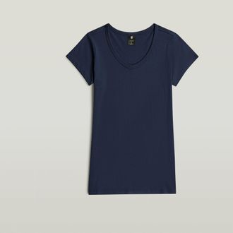 G-Star Slim V T-Shirt - Donkerblauw - Dames