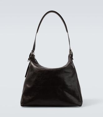 Christophe Lemaire Belted leather shoulder bag