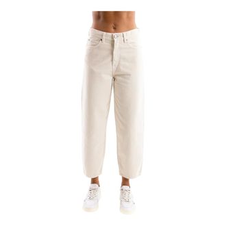 Pinko Estelle Jeans Acortados - Jeans - Mujer - Beige - W29