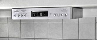 Soundmaster UR2045SI Radio da cucina dab+, fm Bluetooth Vivavoce Argento - Soundmaster