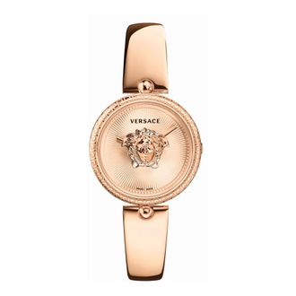 Versace Palazzo Empire Ros&eacute;goud Roestvrijstalen Horloge - Dames - Horloges - Roze - ONE Size - Accessoires
